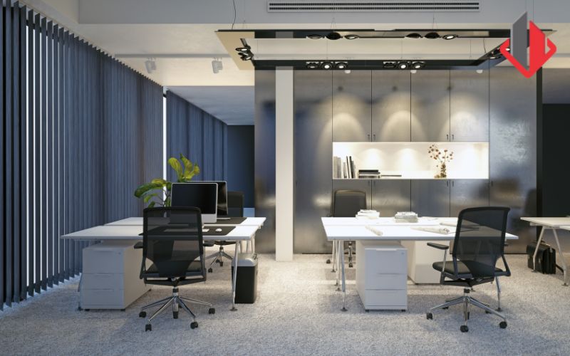 Thiết kế thi công nội thất văn phòng theo phong cách hiện đại